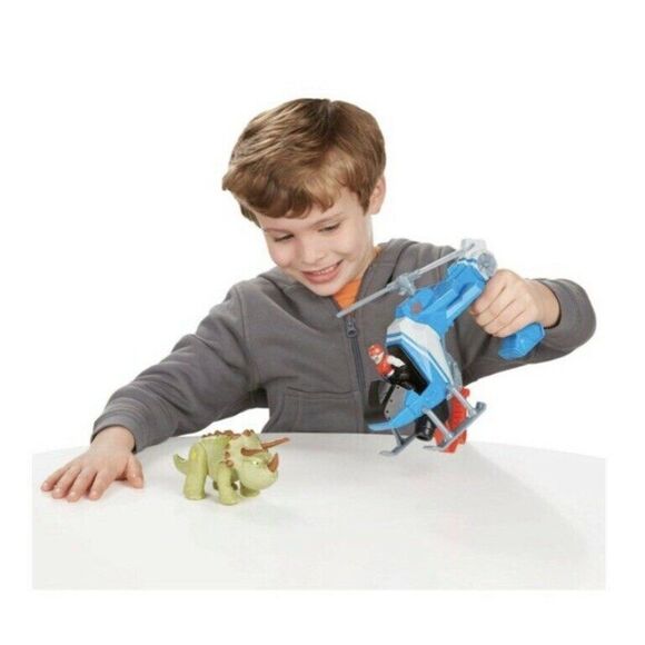 Playskool HeroesToys Jurassic World Dino Tracker Helicopter and Action Figures - Picture 9 of 12